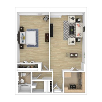 1M floor plan